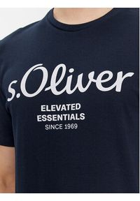 s.Oliver T-Shirt 2139909 Niebieski Regular Fit. Kolor: niebieski. Materiał: bawełna #5
