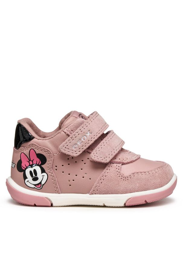 Sneakersy Geox. Kolor: różowy