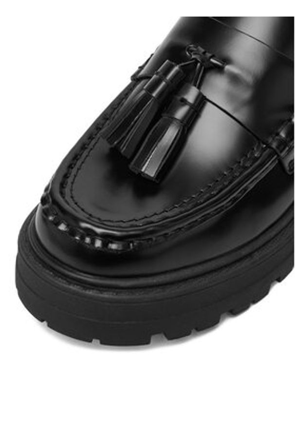 Gino Rossi Loafersy EO-HOX-12036 Czarny. Kolor: czarny. Materiał: skóra