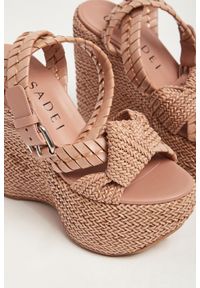 Casadei - Koturny skórzane CASADEI. Materiał: skóra. Obcas: na koturnie #3