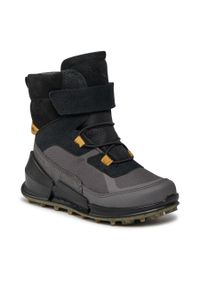 ecco - Śniegowce ECCO Biom K2 GORE-TEX 71121260522 Mulricolor Magnet Black. Kolor: czarny