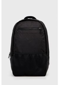 Armani Exchange plecak męski kolor czarny duży gładki. Kolor: czarny. Wzór: gładki