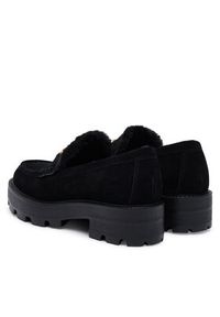 Guess Loafersy za Czarny. Kolor: czarny. Materiał: skóra, zamsz #6