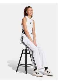 Adidas - adidas Top Future Icons 3-Stripes JC5419 Biały Slim Fit. Kolor: biały. Materiał: bawełna #6