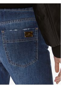 Elisabetta Franchi Jeansy PJ-47I-41E2-V320 Niebieski Straight Fit. Kolor: niebieski