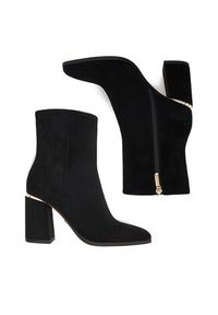 Nine West Botki CEO-JASMIN-01 Czarny. Kolor: czarny. Materiał: materiał #4