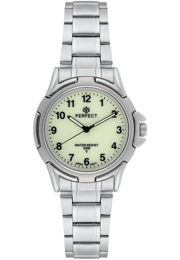 Zegarek Perfect P001-03 męski klasyczny czytelny 36 mm świecąca tarcza .. Styl: klasyczny