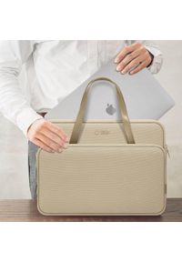 TECH-PROTECT - Torba Tech-Protect Carrying Bag Laptop 13-14 Desert Beige. Materiał: materiał. Styl: biznesowy, elegancki, casual #8