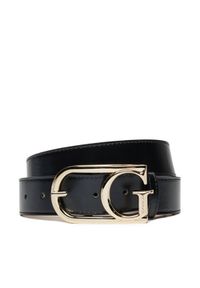 Guess Pasek Damski BW9188 P4435 Czarny. Kolor: czarny. Materiał: skóra