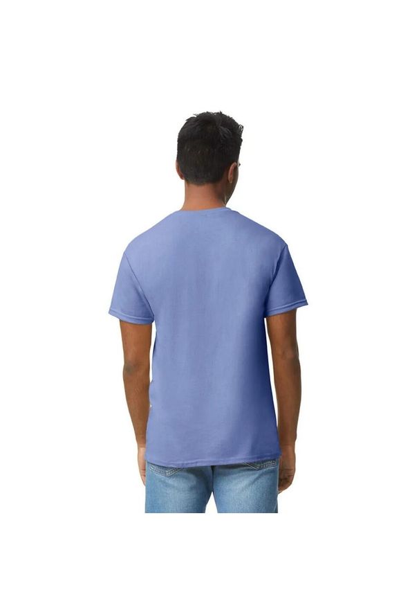 GILDAN - Ciężka Bawełniana Koszulka Unisex Dla Dorosłych. Kolor: fioletowy. Materiał: bawełna