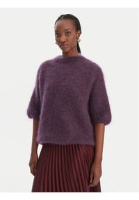 Dixie Sweter M277Y101A Fioletowy Relaxed Fit. Kolor: fioletowy. Materiał: syntetyk #1