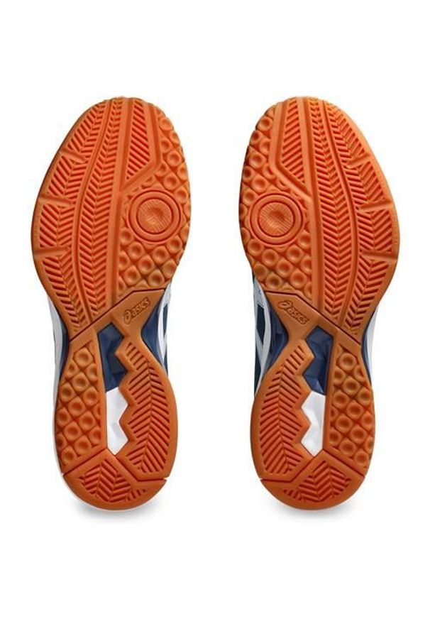 Buty siatkarskie męskie Asics Gel-task Mt 4. Zapięcie: sznurówki. Kolor: biały, niebieski, wielokolorowy. Materiał: syntetyk, materiał. Szerokość cholewki: normalna