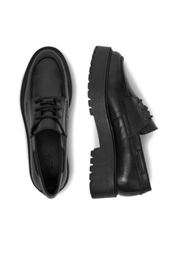 Badura Oxfordy C-AURORA-26296PE Czarny. Kolor: czarny. Materiał: skóra