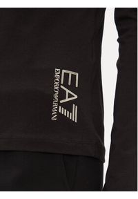 EA7 Emporio Armani Bluzka 6RTT01 TJFKZ 0200 Czarny Regular Fit. Kolor: czarny. Materiał: bawełna #3