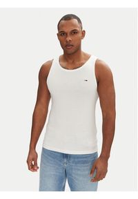 Tommy Jeans Komplet 2 tank topów DM0DM20769 Kolorowy Slim Fit. Materiał: bawełna. Wzór: kolorowy #5