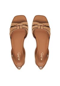 Aldo Sandały Adwiedan 14190556 Brązowy. Kolor: brązowy. Materiał: materiał #6