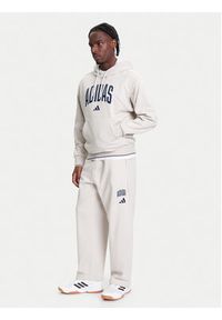 Adidas - adidas Spodnie dresowe Collegiate JM9177 Beżowy Regular Fit. Kolor: beżowy. Materiał: syntetyk, bawełna #3