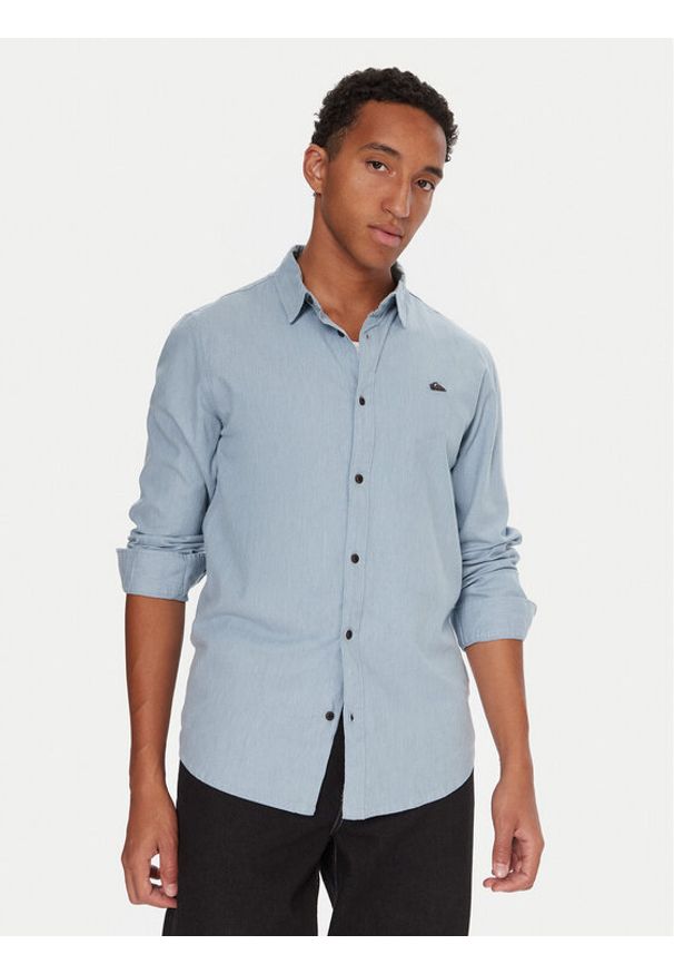 Quiksilver Koszula Premium Stretch EQYWT04670 Błękitny Regular Fit. Kolor: niebieski. Materiał: bawełna