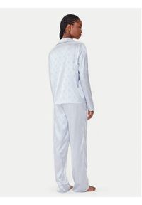 Guess Piżama O5BX05 W4732 Beżowy Regular Fit. Kolor: beżowy. Materiał: satyna, syntetyk #2