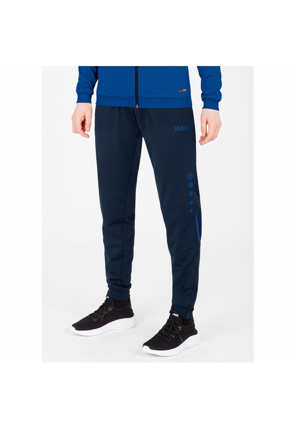 Damskie spodnie dresowe Jako polyester Challenge. Kolor: niebieski. Materiał: dresówka. Sport: piłka nożna