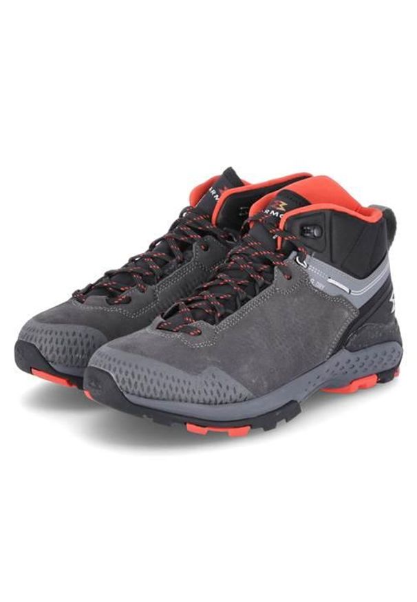Buty trekkingowe męskie Garmont Groove Mid. Wysokość cholewki: za kostkę. Zapięcie: sznurówki. Kolor: wielokolorowy, czarny, szary. Materiał: materiał. Szerokość cholewki: normalna