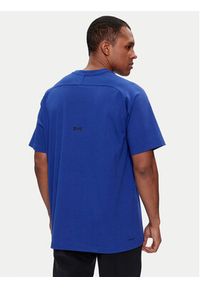 Adidas - adidas T-Shirt Z.N.E. IR5232 Granatowy Loose Fit. Kolor: niebieski. Materiał: bawełna #5