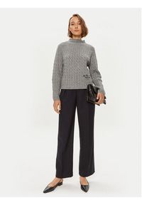 TOMMY HILFIGER - Tommy Hilfiger Sweter WW0WW42144 Szary Relaxed Fit. Kolor: szary. Materiał: wełna #2