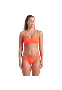 Strój Kąpielowy damski Arena Bikini Bandeau Solid dwuczęściowy. Kolor: czerwony