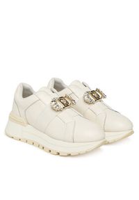 Liu Jo Sneakersy Amazing 40 BF5045 P0102 Écru. Materiał: skóra #6