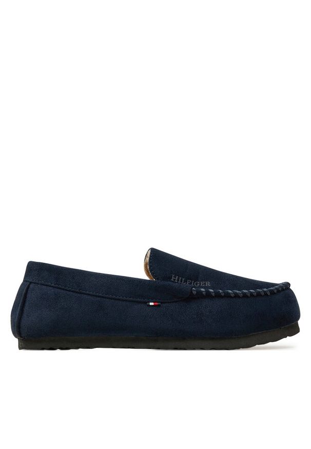 TOMMY HILFIGER - Mokasyny Tommy Hilfiger. Kolor: niebieski