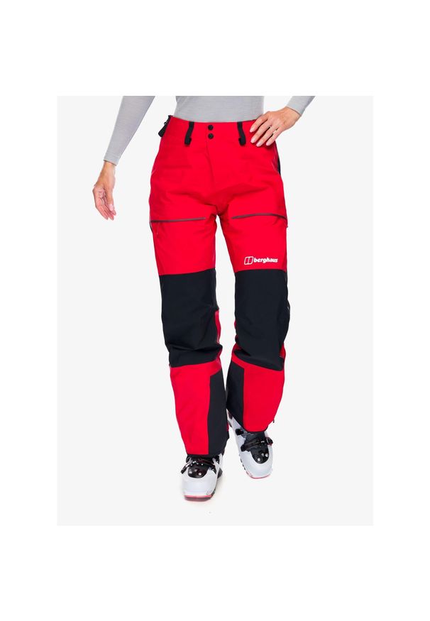 Spodnie GORE TEX damskie Berghaus MTN Guide GTX Pro Pant. Kolor: czerwony. Technologia: Gore-Tex