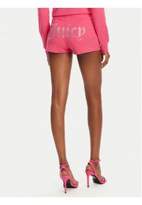 Juicy Couture Szorty sportowe JCWHS125312 Różowy Loose Fit. Kolor: różowy. Materiał: bawełna