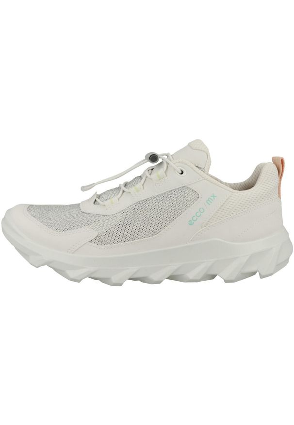 ecco - Buty do chodzenia damskie Ecco MX. Zapięcie: sznurówki. Kolor: biały. Materiał: materiał, syntetyk. Szerokość cholewki: normalna. Sport: turystyka piesza