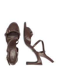 Gino Rossi - GINO ROSSI Sandały EO-GL15-986-1 Brązowy. Kolor: brązowy. Materiał: skóra #3