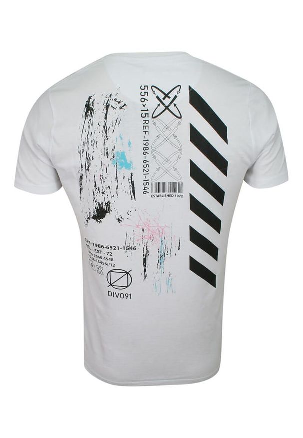 T-Shirt Bawełniany Biały z Nadrukiem, Męski, Koszulka, Krótki Rękaw -Brave Soul. Okazja: na co dzień. Kolor: biały. Materiał: bawełna. Długość rękawa: krótki rękaw. Długość: krótkie. Wzór: nadruk. Sezon: lato, wiosna. Styl: casual