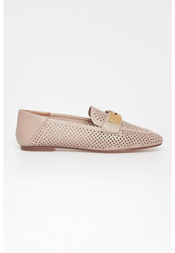 Liu Jo - Mokasyny damskie skórzane LIU JO. Materiał: skóra