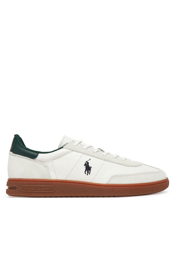 Polo Ralph Lauren Sneakersy Bedford 809968171001 Biały. Kolor: biały. Materiał: skóra, zamsz