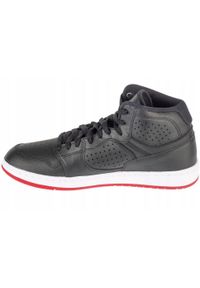 Nike - Męskie Skórzane Buty Treningowe Jordan Access Full Grain Leather. Kolor: czarny. Materiał: skóra. Sezon: zima
