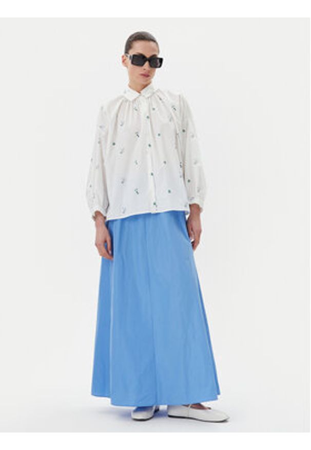 Weekend Max Mara Koszula Gilly 2515111132 Biały Relaxed Fit. Kolor: biały. Materiał: bawełna