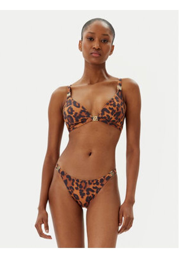 Chantelle Dół od bikini Sauvage C17UA5 Brązowy. Kolor: brązowy. Materiał: syntetyk