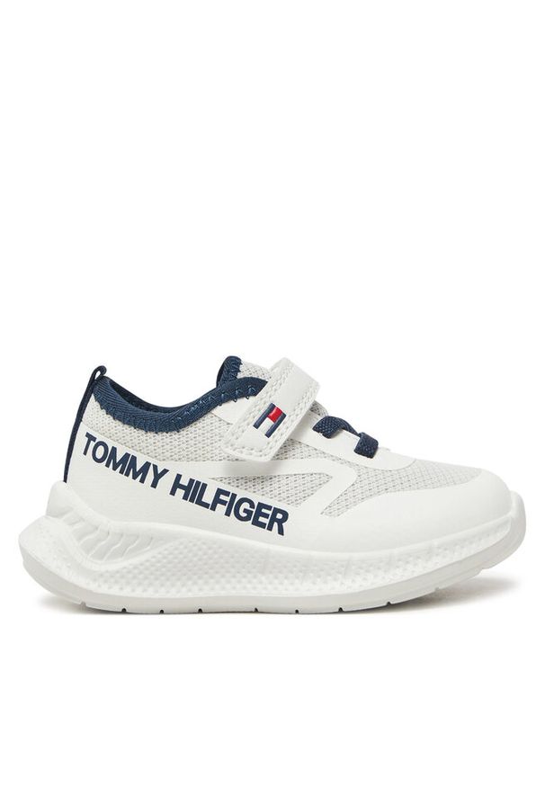 TOMMY HILFIGER - Sneakersy Tommy Hilfiger. Kolor: biały