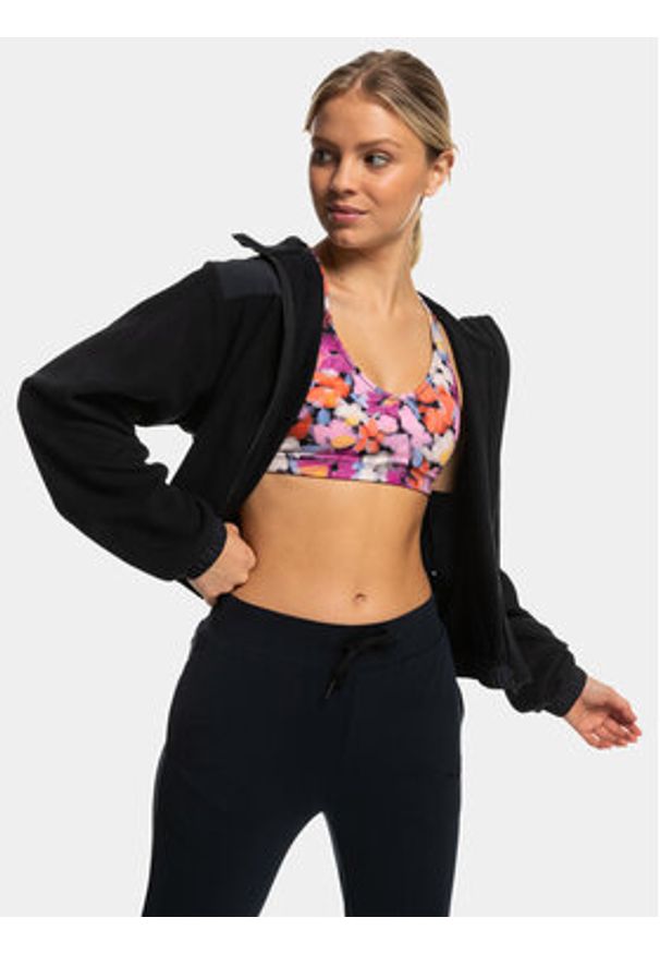Roxy Polar Wow Zip Up Jkt Plfl ERJPF03141 Szary Regular Fit. Kolor: szary. Materiał: syntetyk