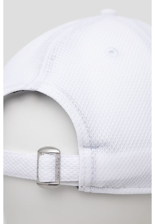 New Era - Czapka. Kolor: biały. Wzór: aplikacja