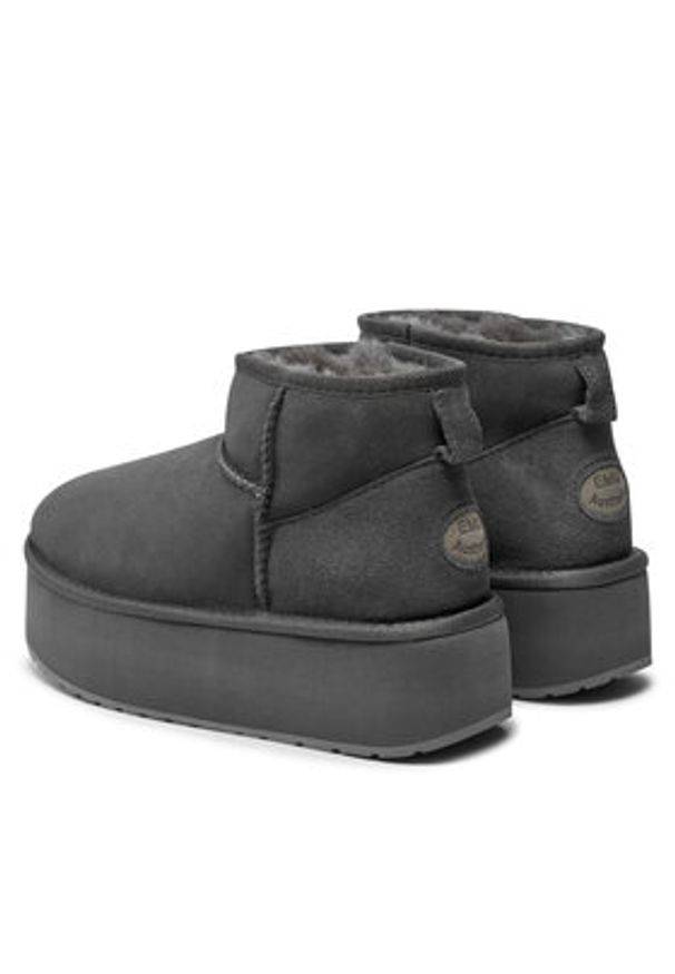 EMU Australia Śniegowce Stinger Micro Flatform W13082 Szary. Kolor: szary