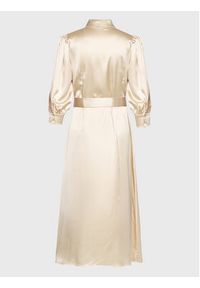 Glamorous Sukienka koszulowa GS0470 Beżowy Regular Fit. Kolor: beżowy. Materiał: syntetyk. Typ sukienki: koszulowe #2