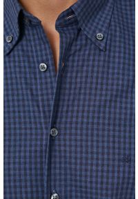 Calvin Klein - Koszula bawełniana. Typ kołnierza: button down. Kolor: niebieski. Materiał: bawełna. Długość rękawa: długi rękaw. Długość: długie #3