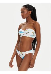 Seafolly Góra od bikini Isla Palm 30574-216 Biały. Kolor: biały. Materiał: syntetyk