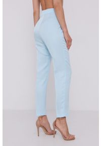 Marciano Guess Spodnie damskie proste high waist. Okazja: na co dzień. Stan: podwyższony. Kolor: niebieski. Styl: casual #4