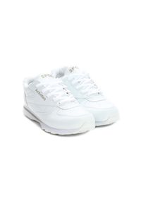 Renee - Białe Buty Sportowe Phaedron. Kolor: biały. Wzór: napisy, aplikacja. Obcas: na płaskiej podeszwie #2