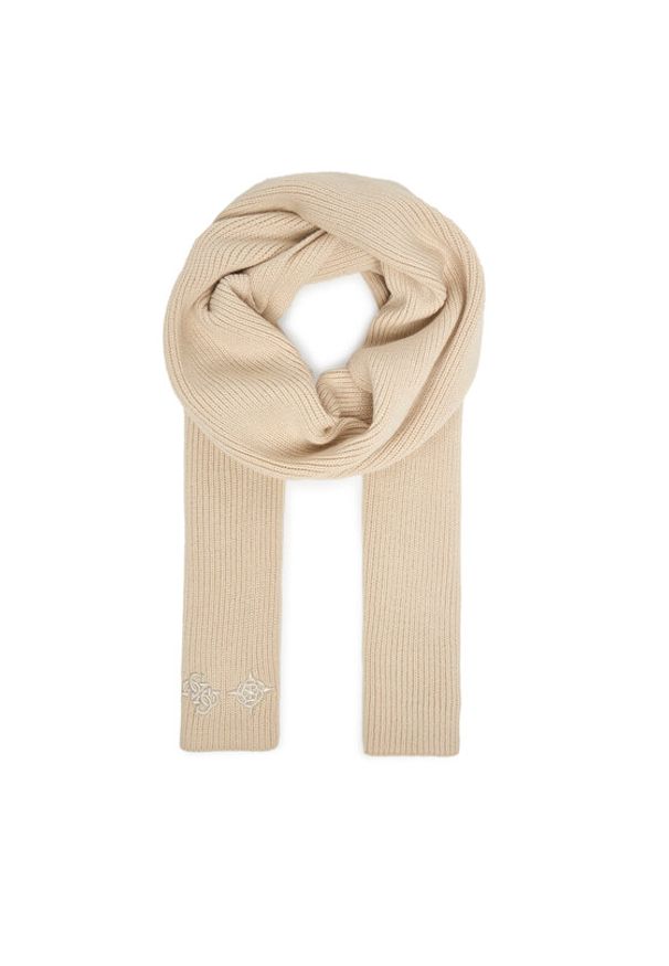 Guess Szalik AW5406 POL03 Beżowy. Kolor: beżowy. Materiał: akryl, materiał